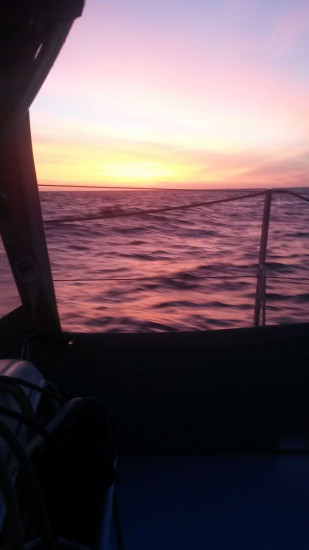 L'aube, milieu de Manche