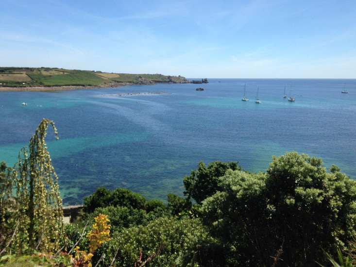 Nos bateaux dans la baie de Port Cressa