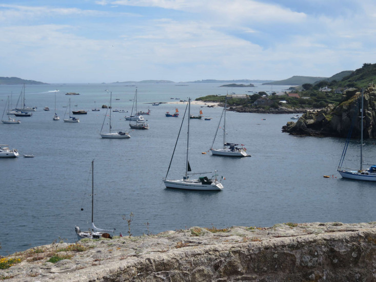 Depuis la tour, New Grimsby Harbour